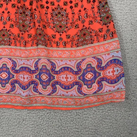 Speechless Women’s Blouse Shirt Top Size XL Peasant Boho Top Mix Print L/S - Picture 6 of 13